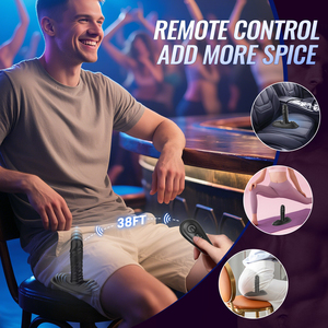 男性後部シリコーン振動アナルプラグ電気マッサージ装置 - Product Image 5