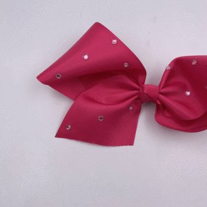 Peineta de Seda con Lazo de Diamantes de Imitación para Bebés Unisex, Estilo Europeo y Americano, Marca JOJO - Product Image 2