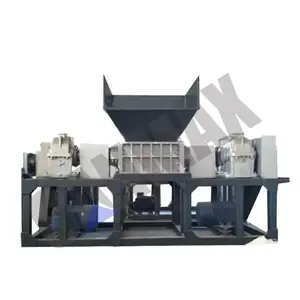 Best Price Gift Ribbon Giant Tyre Tooth Cutter Machine For Package Stuffing Double-Shaft Shredder