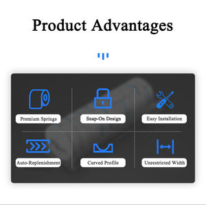 Rodillos para Estantes en Oferta, Sistema de Exhibición de Doble Cara, Empujador Automático de Dulces para Supermercados - Product Image 6