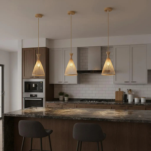 Lámpara Colgante de Bambú en Forma de Cono, Tejida a Mano, de Ratán, Iluminación Natural para el Hogar, Proveedor de Vietnam - Product Image 2