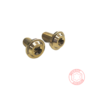 Pernos para Espejos de Motocicleta SOMOTO Taiwan SUS304 de Acero Inoxidable, Rosca M8 CW CCW, Acabado PVD Titanio Quemado - Product Image 3