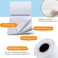 80x8 0mm/Personnalisé Taille Thermique Rouleaux De Papier Blanc Papier Thermique Caisse Enregistreuse Pour POS Réception Papier (50 Rouleaux) bande thermique