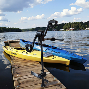 Sistema di guida a pedali a pinna per Kayak da pesca con bretelle regolabili per piedi Sup Marine Water Bike Boat Paddle Pedalboard singolo Flap - Product Image 5