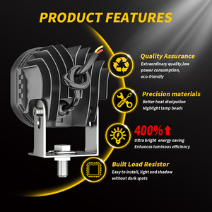 Focos LED de doble color superbrillantes de 3 pulgadas, 200W, faro antiniebla, accesorio para motocicleta, <span class=keywords><strong>4x4</strong></span>, coche, camión, coche, SUV, ATV, 24V, 12V - Product Image 5