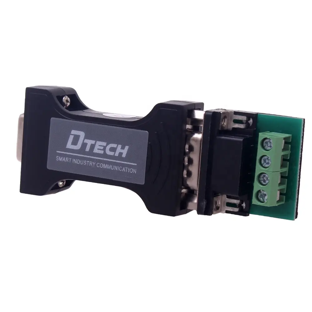 Dtech oem rs232 para rs485 conversor compatível com RS-232C rs422 RS-485 padrão 300 ~ 38400bps adaptador da indústria para pc