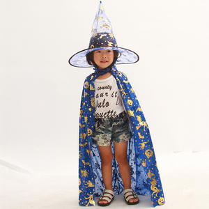 MADESHINE, accesorios de decoración de disfraces de Halloween para niños, conjunto de capa de <span class=keywords><strong>mago</strong></span> con sombreros de bruja, capas para decoraciones de fiesta - Product Image 4