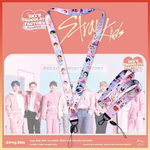 Tali pengikat leher tali MAXIDENT grosir untuk ponsel KPOP Stray Kids Felix HyunJin Bang Chan MANIAC Lanyard telepon - Product Image 3