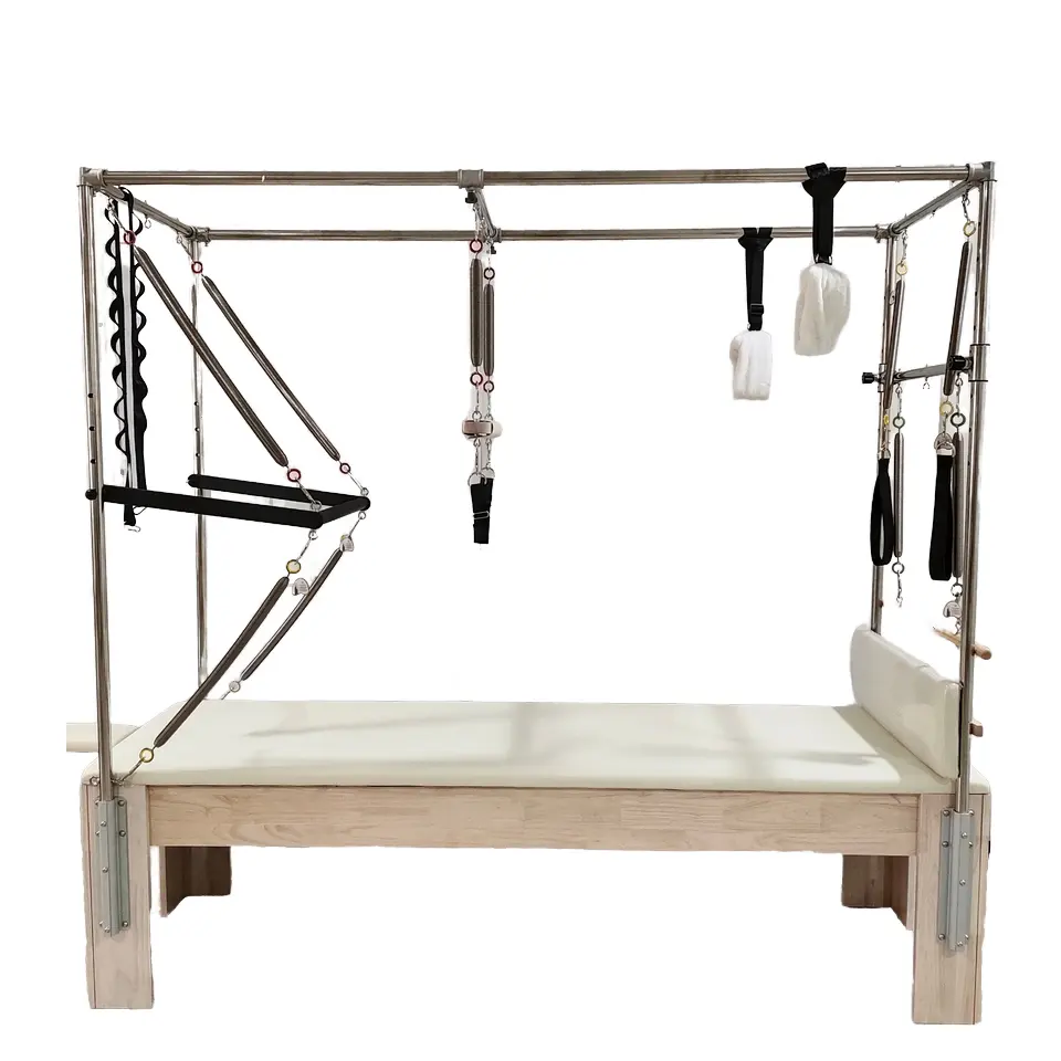 ROARFIT Pilates Cadillac Cama con Cadillac Equipment Machine Reformer Full Trapeze