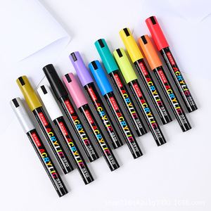 Marqueurs acryliques imperméables et colorés, et stylos de peinture non toxiques pour artistes et amateurs de travaux manuels sur <span class=keywords><strong>pierre</strong></span> - Product Image 2