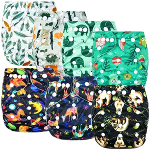 Washable diapers baby cotton napkins best all in 2 cloth nappy cloth diapers