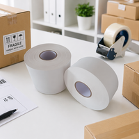 Autocollants adhésifs en vinyle imprimables, imperméables, en papier coquille d'œuf, fragiles, ultra destructibles, anti-contrefaçon, en rouleau