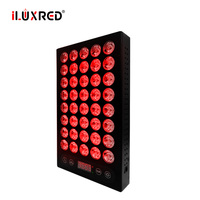 Panneau de luminothérapie rouge ILUXRED OEM, 40 LED, contrôle tactile, portable, 630 850 nm, pour le visage et le corps