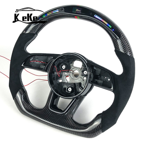 Volante in Fibra di Carbonio LED Personalizzato per <span class=keywords><strong>Audi</strong></span> A4 A5 A6 <span class=keywords><strong>A7</strong></span> Q5 Q7 <span class=keywords><strong>2017</strong></span>+ - Product Image 2