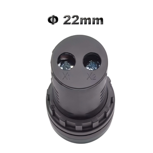 AD16 22SM pannello montaggio segnale di allarme lampada 12V 24V 110V 220V lampeggiante indicatore LED con cicalino intermittente di plastica verde rossa - Product Image 6
