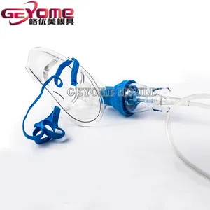 breathing training masks oxygen breath mask Silicone Rubber Breathing Mask For Medical Application injection mold