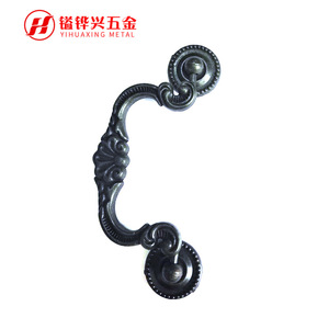 มือจับลิ้นชักเหล็กสไตล์โบราณ YIHUAXING สีดำ ขนาด 65*126 มม. สำหรับตู้เสื้อผ้าและตู้เก็บของ - Product Image 4