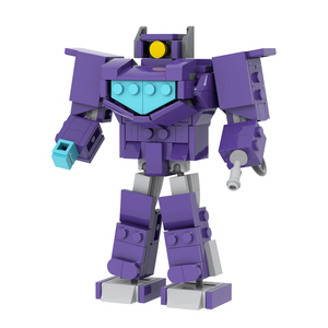 Robot Deformable de Película de Acción, Kits de Ladrillos Creativos MOC, Yoshi <span class=keywords><strong>Mario</strong></span> <span class=keywords><strong>Kart</strong></span>, Ladrillos de Construcción DIY, Juguetes de Bloques de Construcción para Niños MOC1697 - Product Image 1