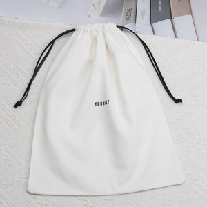 OEM/ODM Luxury Cotton Twill Drawstring Bag Canvas Cotton Logo Print Embroider Muslin Pouch <b>Gift</b> Clothes Shoes Packing Dust Bag - Product Image 3