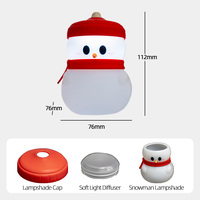Abat-jour d'ambiance Coody Snowman, accessoire pour tente de camping