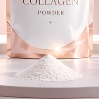 Complément alimentaire en poudre de glutathion et de collagène, emballage en sachet avec sceau en aluminium personnalisé