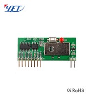 Module récepteur de décodage superhétérodyne sans fil YET218 RF pour maison intelligente