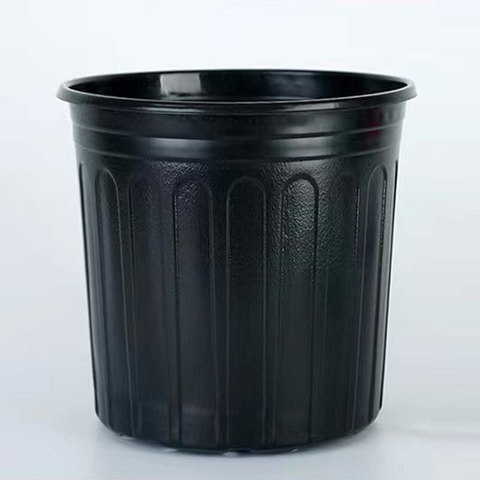 Plastic Flower Pot Black Gallon Nursery Basin Seedling Base Woody Plant Black with extra Lining Nursery Basin Flower Pot