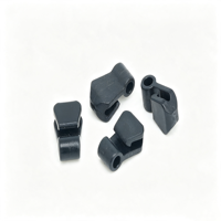 Attaches-cordons en plastique à ouverture rapide intégrée, attaches-cordons en plastique à un seul trou pour les attaches d'élastiques de masque, cordons élastiques fins