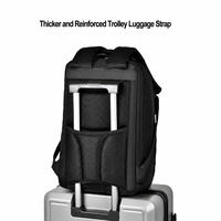 Sac à dos pour ordinateur portable personnalisé multifonctionnel, grande capacité, durable, imperméable, avec port USB, pour les voyages, unisexe