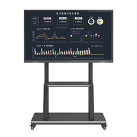 Écran tactile interactif numérique pour conférence à écran plat 65 75 85 100 pouces Tableau blanc intelligent pour l'école
