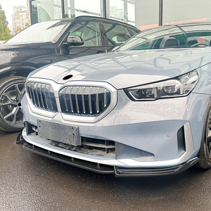 Amp-Z Front Bumper Lip For BMW 5 Series G60 G61 2024 Carbon Fiber Texture Matte Finish Tuning Style - Product Image 3