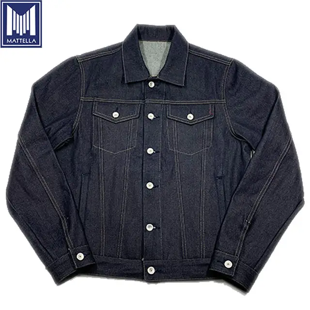 low price custom available 100% cotton indigo color japan selvage denim fabric 17oz selvedge denim jacket for men
