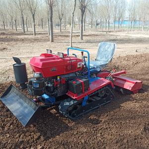 Farm <b>Cultivator</b> Rotary Tiller Diesel Powered Track Type Multifunctional For Agricultural Use - Product Image 4