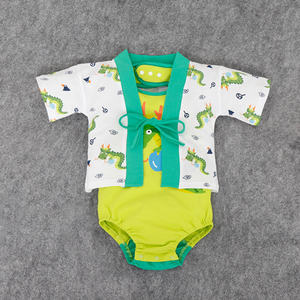 Conjunto de Ropa de 2 Piezas al por Mayor de Alibaba, Estilo Japonés, para Bebés Niñas y Niños - Product Image 3
