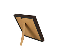 Boîte d'ombre 3D à cadre profond en bois noir personnalisé classique pour les présentoirs de fleurs sèches de papillon
