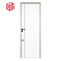 Portes en bois raffinées de taille personnalisable de sortie d'usine WPC moderne pour l'intérieur pour l'usage de balcon de villa de chambre à coucher d'appartement d'hôtel