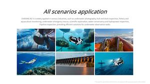 Caccia M2 S salvataggio di emergenza subacquea e soccorso antincendio 4K UHD professionale Drone Rov - Product Image 6