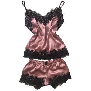 Tops Shorts Ensemble Babydoll Pyjamas de Nuit Des Femmes Sous-Vêtements 1 Set Femmes Sexy De Mode Casual Dentelle de Nuit Lingerie - Product Image 2