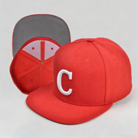 Gorras Clásicas de Seis Paneles Ajustables con Cierre a Presión, Bordado Rojo Personalizado, Transpirables, Impermeables, Unisex, Gorras de Béisbol con Diseño Animal