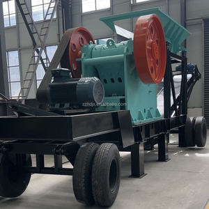 Concasseur à mâchoires mobile diesel PE 250*400 pour roches dures, minerai d'or, pierres, 15-20 tonnes, petit modèle, <span class=keywords><strong>prix</strong></span> bas - Product Image 2