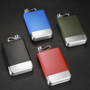 Botella de Acero Inoxidable SilverJet Square de 8oz, Portátil, para Camping, Auto, Hogar, Oficina, Regalo - Product Image 3