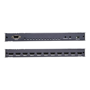 4K pour HDMI Seamless Switcher avec télécommande RS232 Multiviewer 9x2 Screen Real <span class=keywords><strong>Time</strong></span> Multi Viewer 9 in <span class=keywords><strong>2</strong></span> Out Video Splitters Convert - Product Image 2