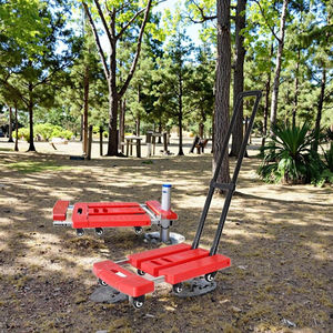 मूक विशाल भार वहन ट्रॉली पर्यावरण संरक्षण रिट्रेटेबल वैगन हैंडकार्ट कैंपिंग फोल्डिंग कार्ट - Product Image 2