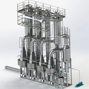 Evaporator tanaman sistem produksi penghalus garam laut vakum