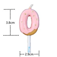 Bestseller Happy Birthday Sojawachs Bunte Zahlenkerzen 0-9 für Partys Ostern & Ramadan Kuchendekoration