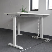 Bureau debout électrique réglable en hauteur Smartfuniture Noir Élégant