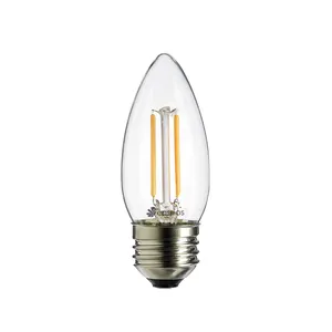 LED Vela E14 Lâmpada COB Filamento 2W 4w 6w dimmable C35 Filamento Bulbo branco quente branco frio 110/ 220V