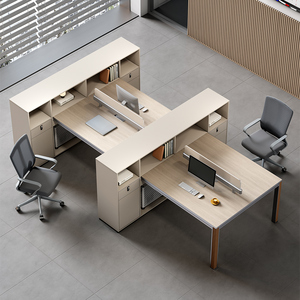 Muebles de Oficina Modulares de Lujo Premium OEM E1 MFC, Escritorio Ejecutivo de Estilo Moderno, Mesa de Oficina Resistente - Product Image 3