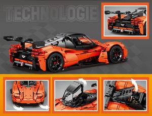 Set de Bloques de Construcción KTM GTR Superdeportivo, 2812 Piezas, Escala 1:8, Modelo de Auto de Carreras de Gran Tamaño, <span class=keywords><strong>Juguete</strong></span> de Colección para Adultos y Niños, Regalo - Product Image 2