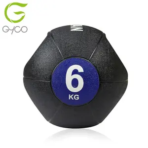Pelota médica de entrenamiento de 10kg, pelota ponderada de goma suave, pelota de pared medicinal pesada con logotipo personalizado